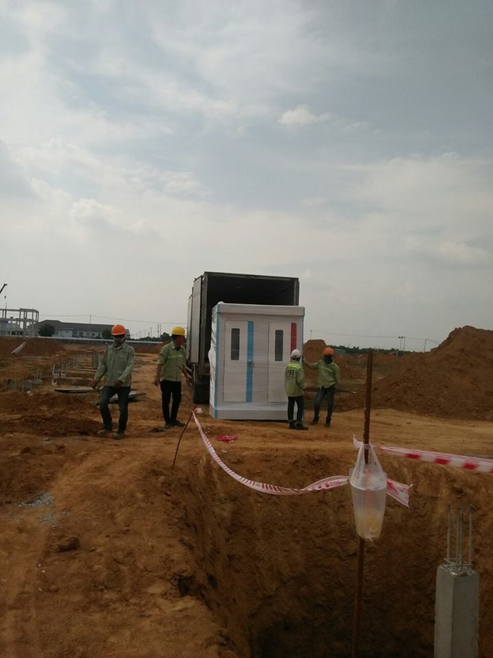 Cung cấp nhà vệ sinh di động cao cấp cho công trường tại Đồng Nai