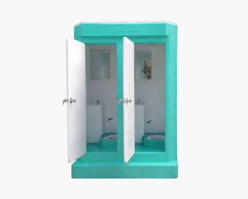 Nội thất nhà vệ sinh di động Vinacabin 2 buồng