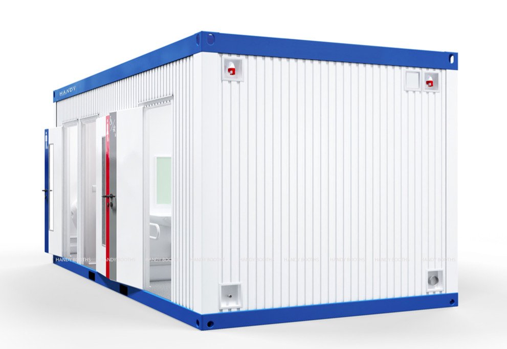 Kết cấu dạng container dễ di chuyển và lắp ráp